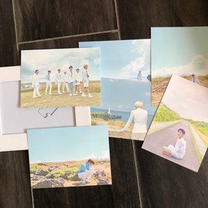 Authentic BTS 2018 season greetings postcards with paper frame (Kpop Merch)